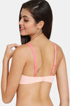 Zivame Push-Up Wired Medium Coverage Bra - Peach Pearl — thumbnail 2